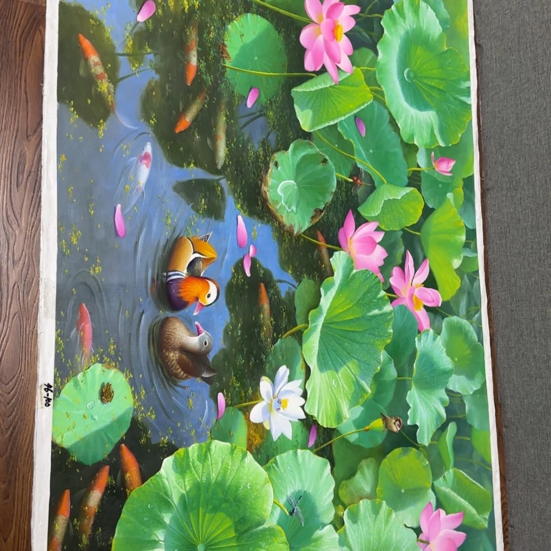 油画不知道为什么我没有看到过