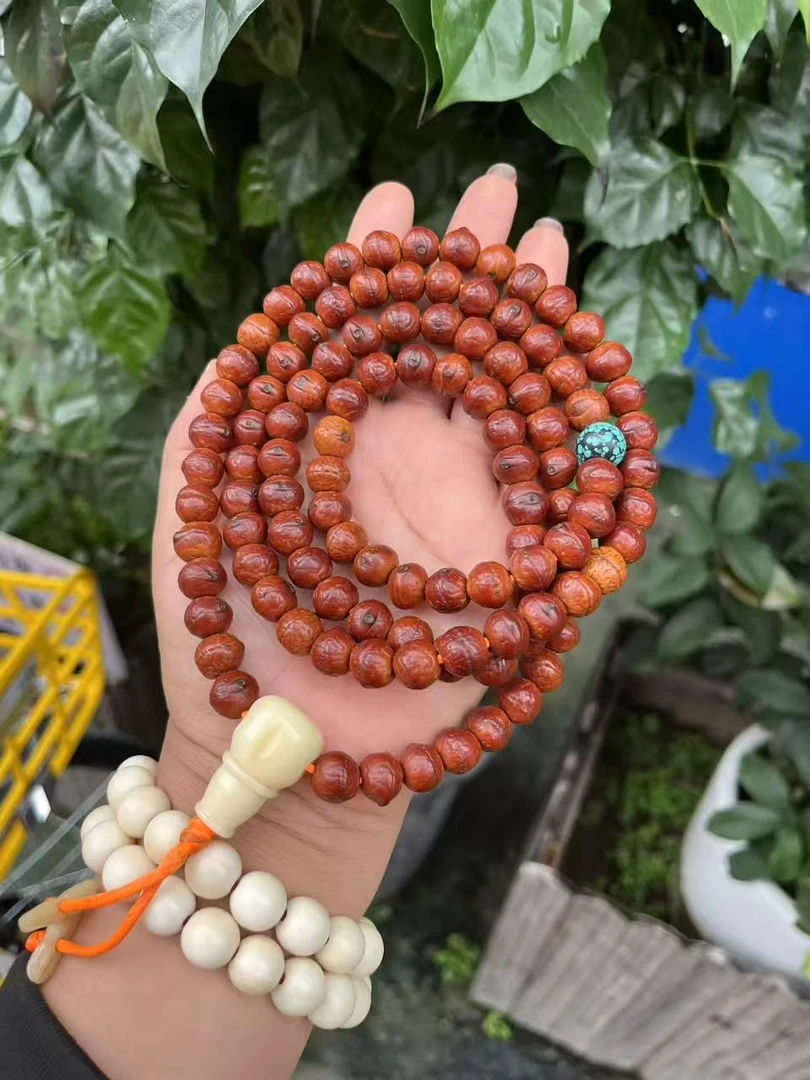 藏传文玩精品念珠 平替小凤眼