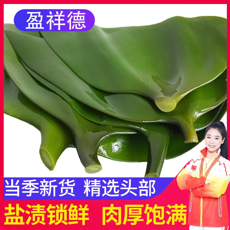 盈祥德【9，9发1斤】霞浦盐渍海带头 营养干净炒菜煲汤500g/袋 新鲜
