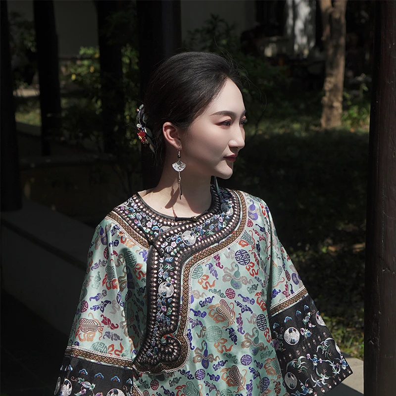 「太平令」乐锦坊复古中国风手工原创设计感刺绣国潮女装汉服上衣