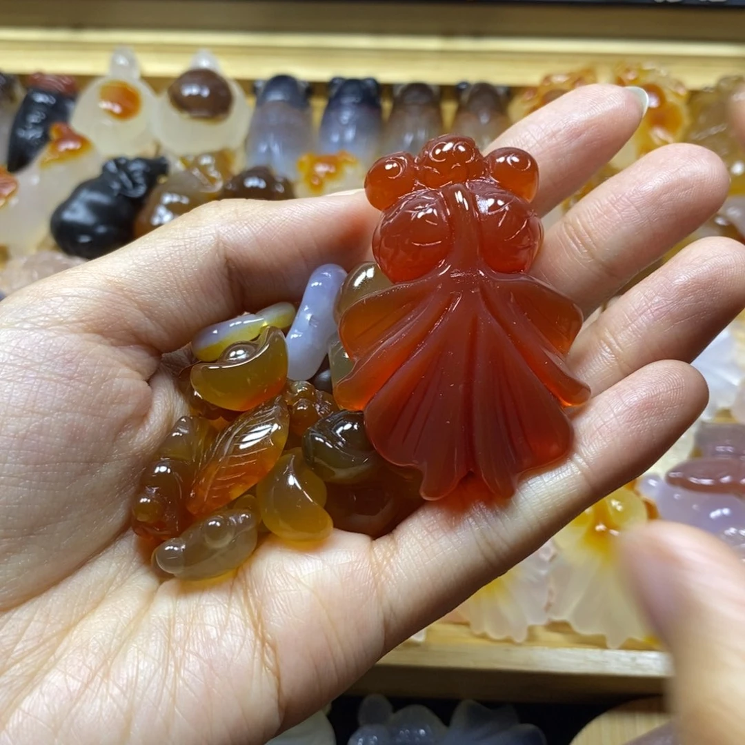 玛瑙/玉髓颈饰未镶嵌请****精