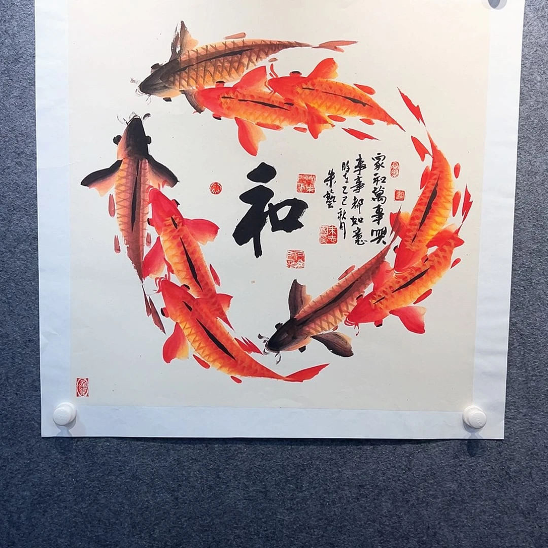 国画纯手绘系列画心