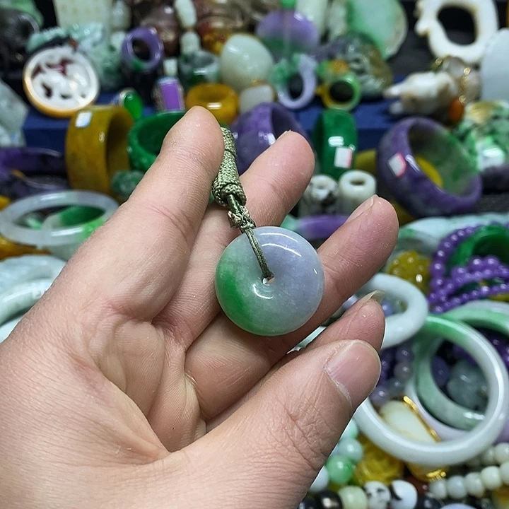 颈饰未镶嵌翡翠缅甸翡翠首饰配饰