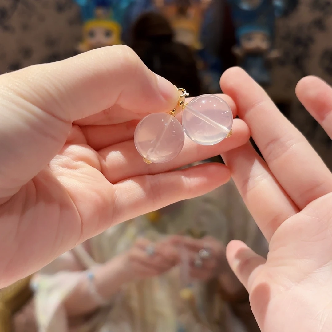 水晶耳饰未镶嵌耳饰