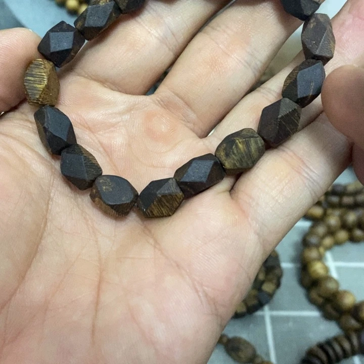 沉香手串钻石珠单圈8mm多样性发1