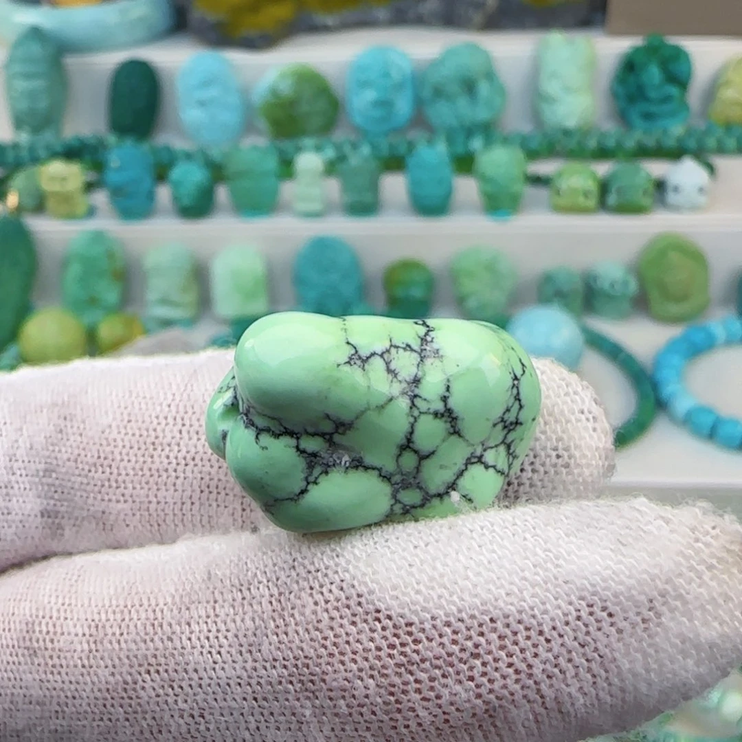 绿松石未镶嵌绿松石主播璐璐