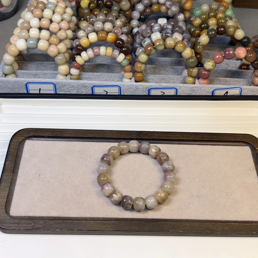 菩提根/象牙果手串多肉葡萄 汉堡珠 卡13 瑕疵不退换