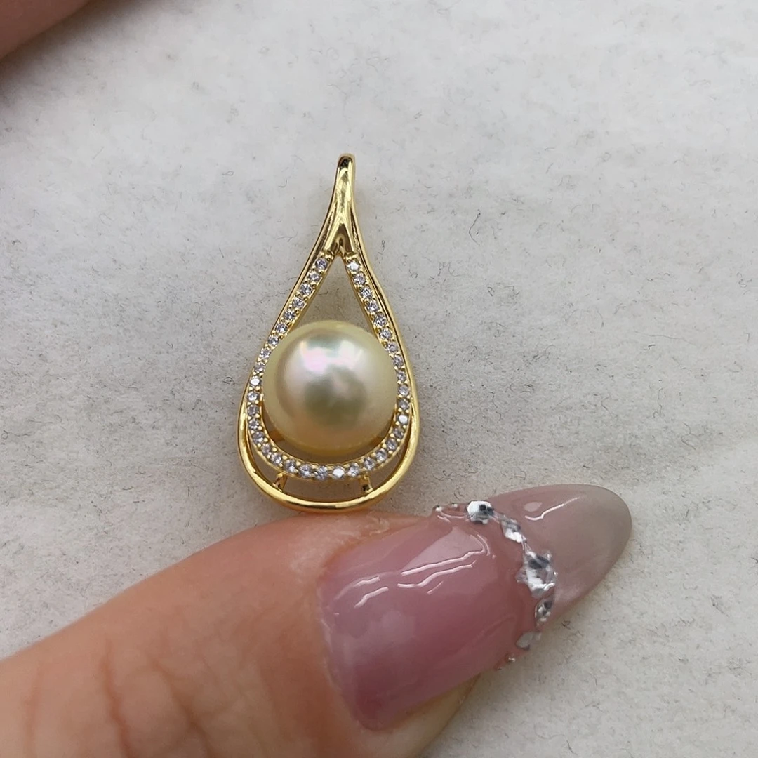 颈饰银S925镶嵌海水珍珠