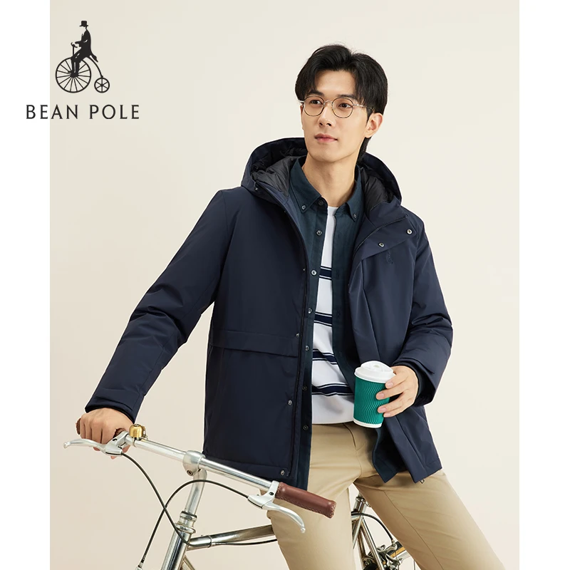 90%鹅绒BEANPOLE滨波2025秋冬男士行政风休闲发热羽绒服BC5938Z51