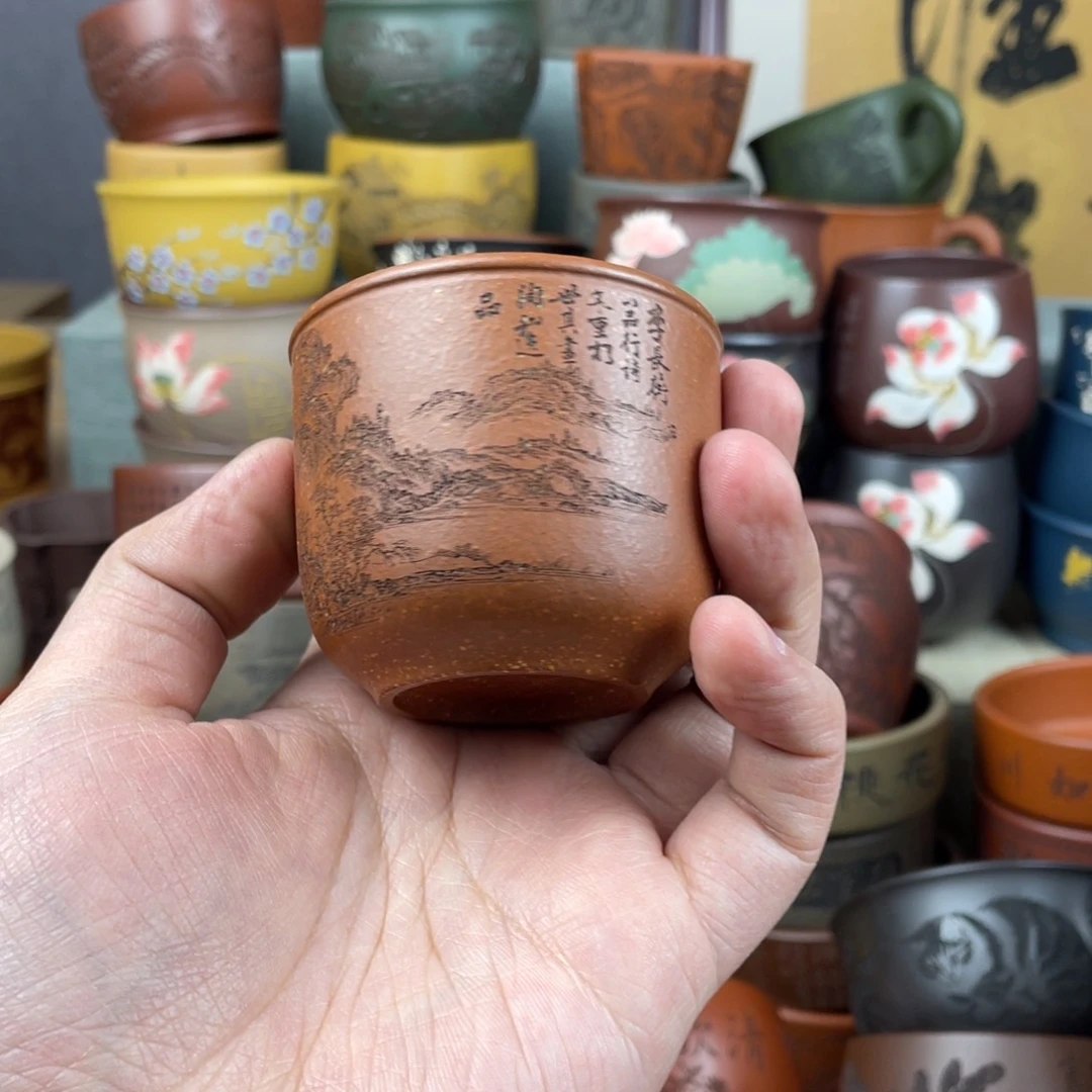 紫砂茶杯紫砂茶杯