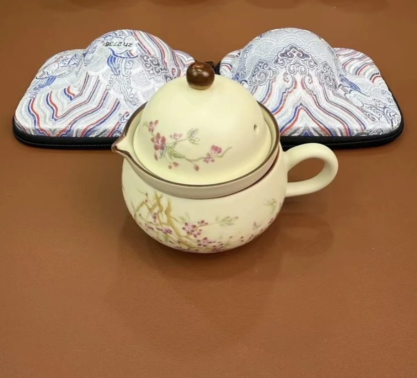 玖禧茶器甄选陶瓷茶咖杯旅行@@YS609