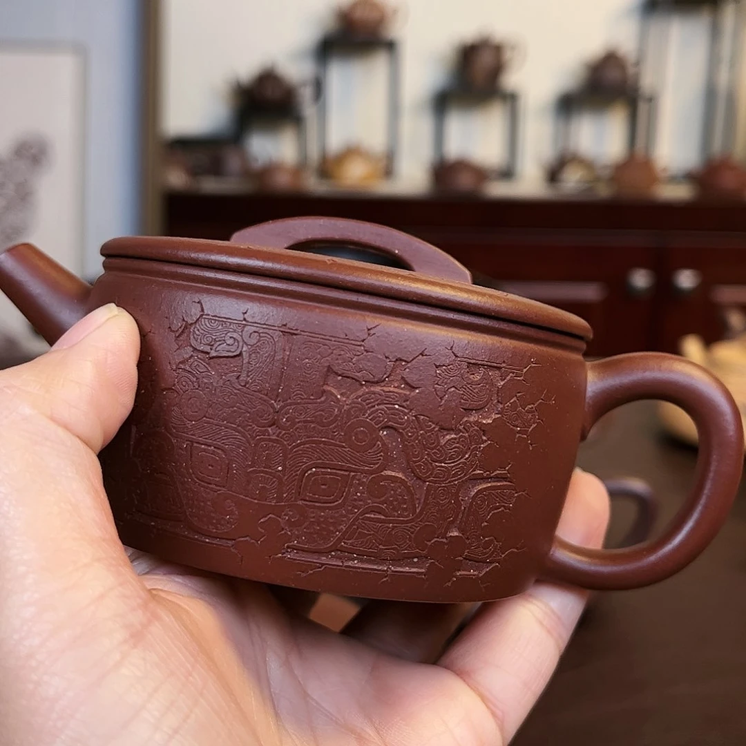 紫砂茶壶玉汉瓦壶