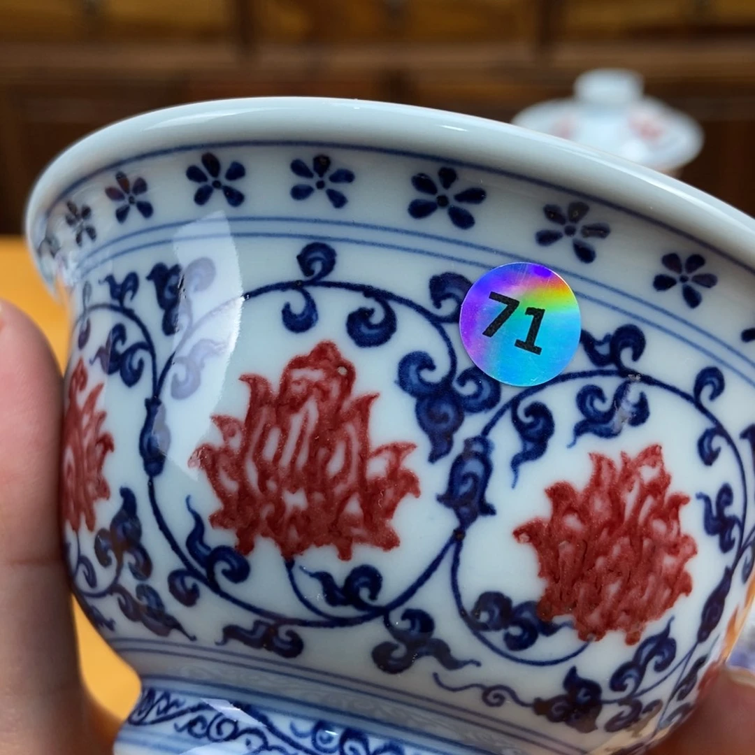 手绘现代茶具非古董