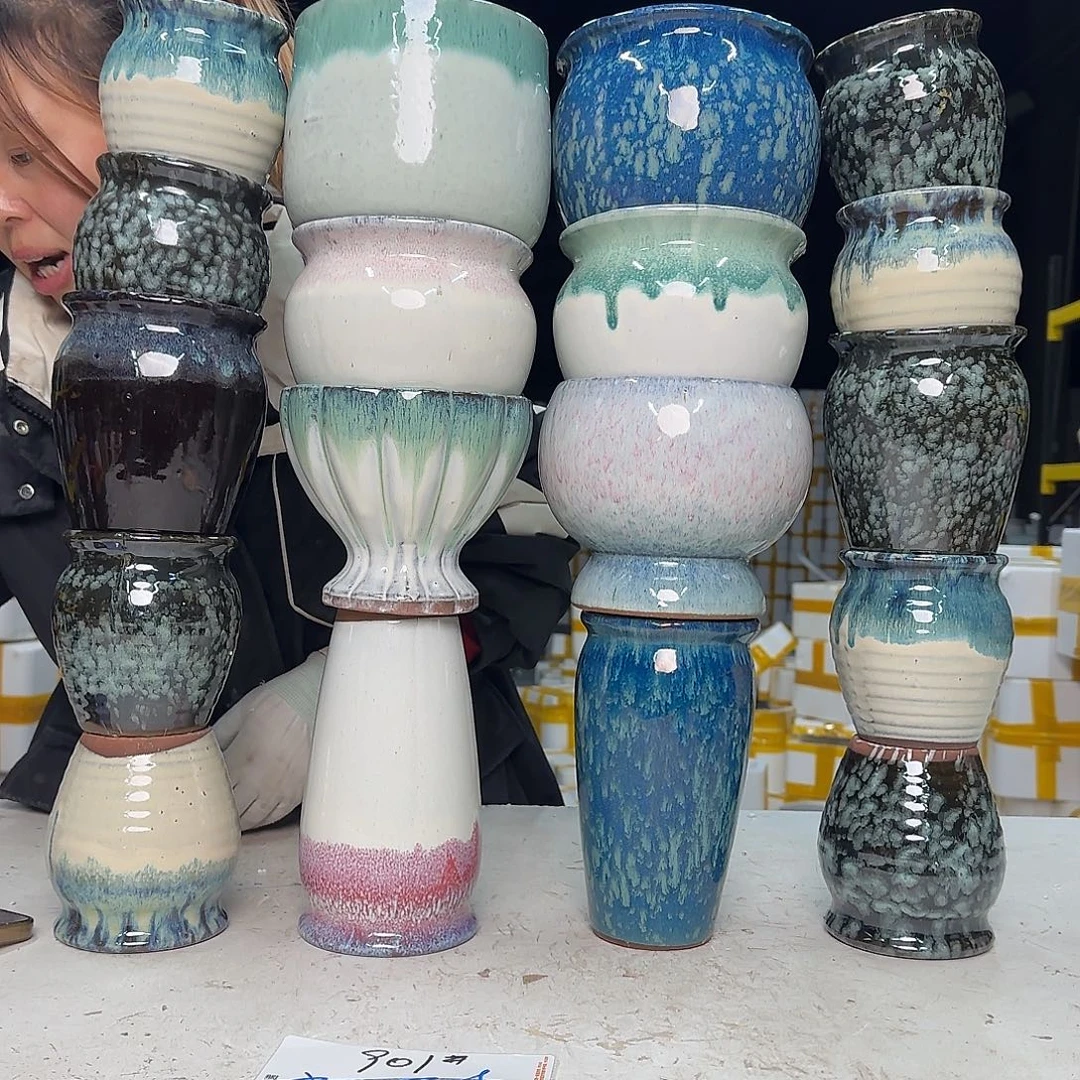 紫砂花盆云上花盆直播1228-901