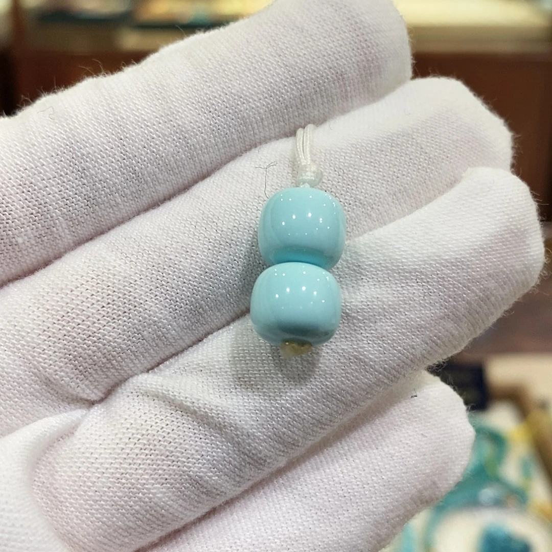 绿松石未镶嵌珠宝奇石9.4mm