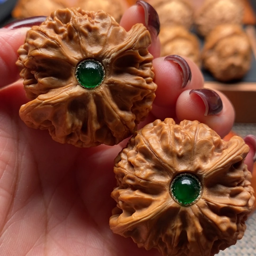 把件文玩核桃41尺宫灯狮子头