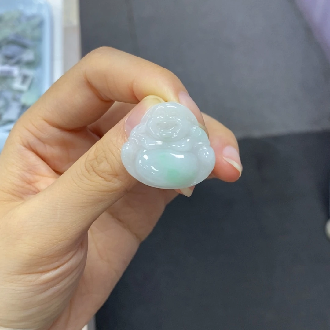 颈饰未镶嵌翡翠佛公