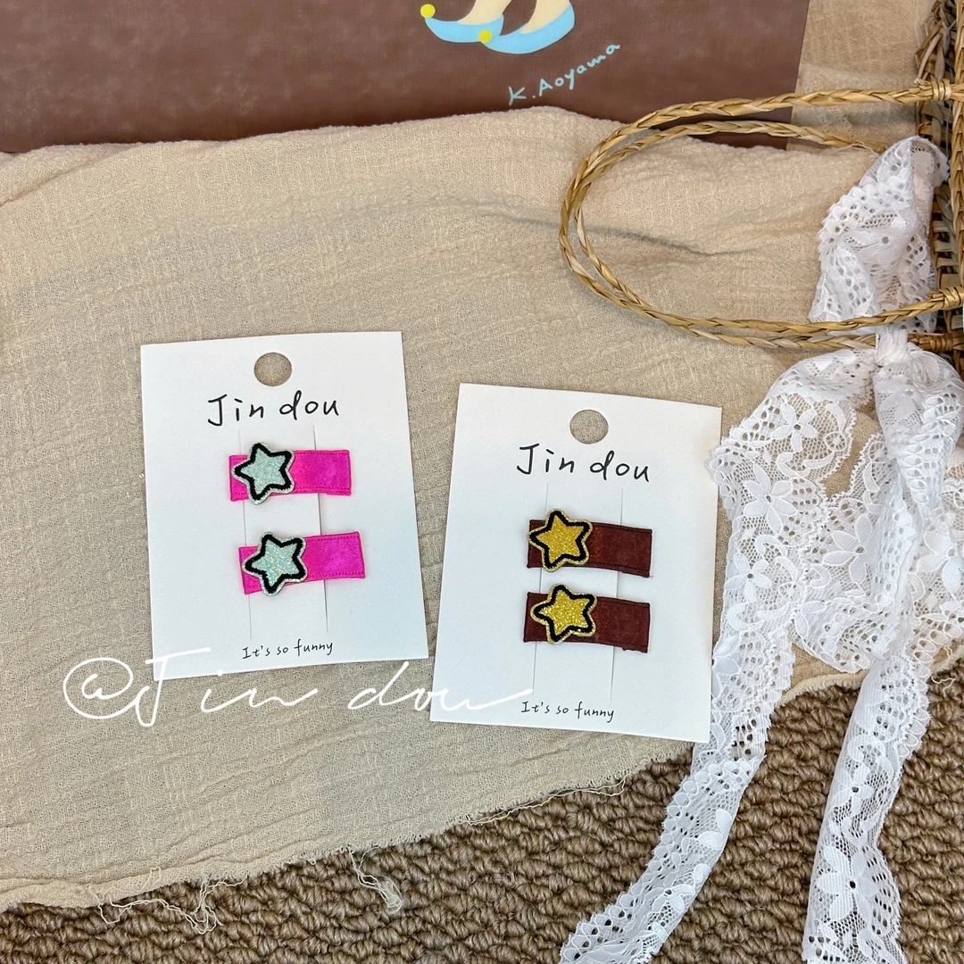 A193发饰儿童可爱宝宝头饰红色彩色