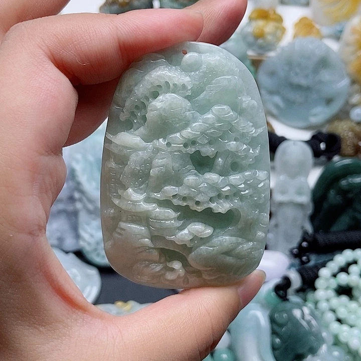 吊坠(不含链)未镶嵌翡翠1