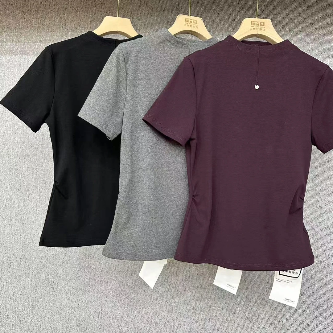 GUMODENG/古摩登UU原创！钉亮片女士立领打底衫