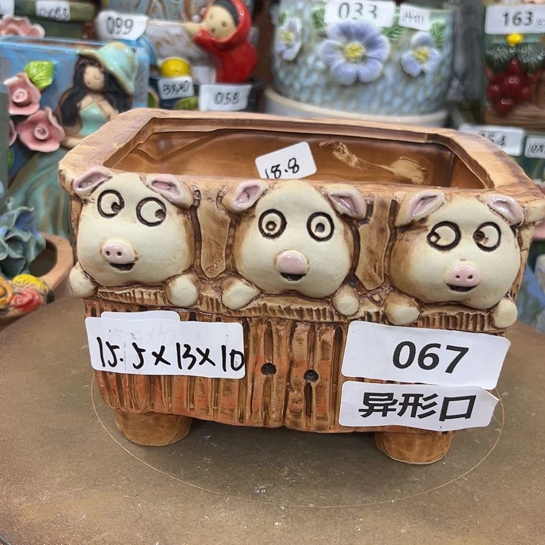 粗陶多肉花盆花盆