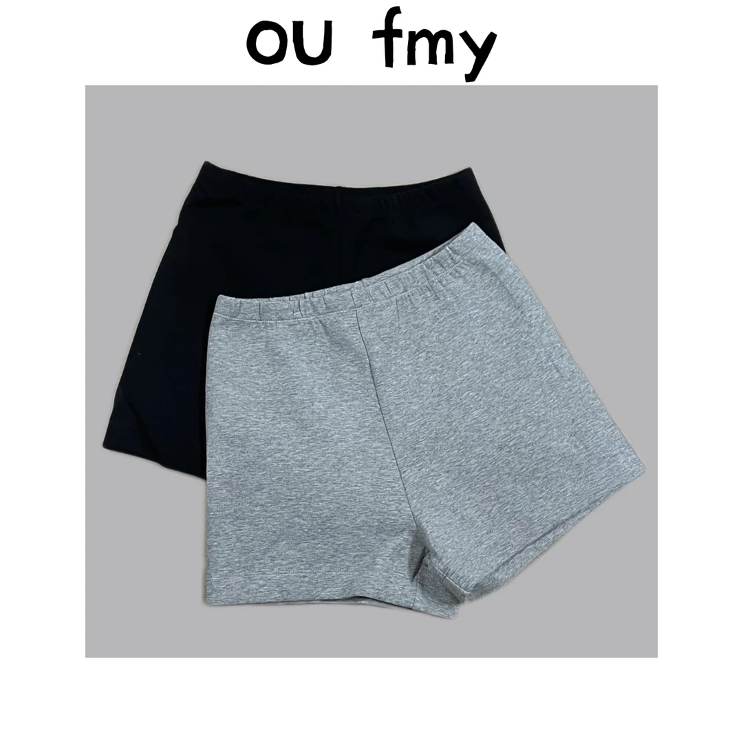 FY3383休闲几何常规款四季通用打底裤宽松时尚低腰骑行裤