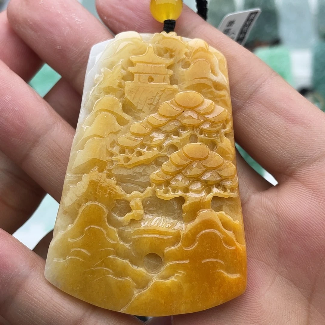 颈饰未镶嵌翡翠翡翠