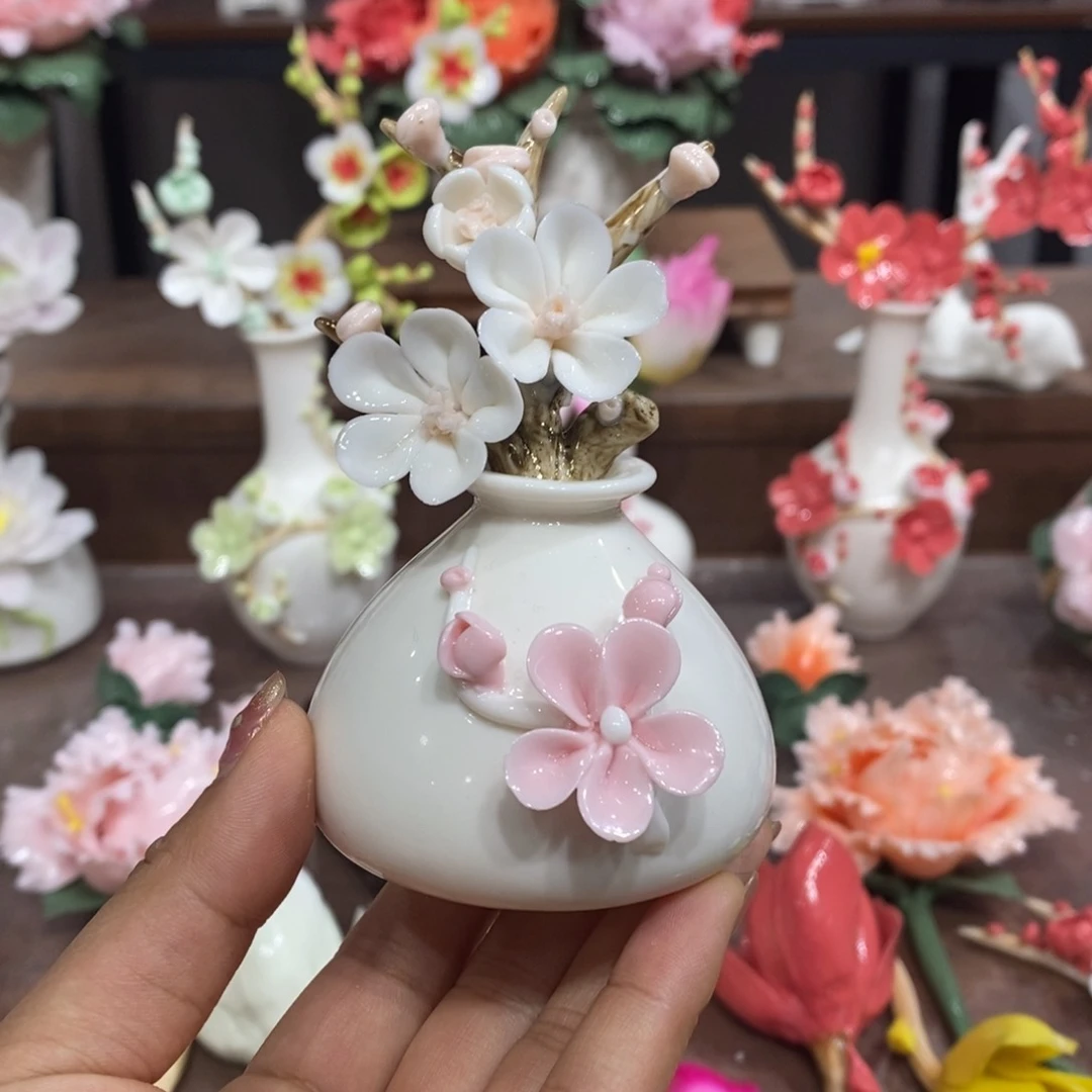 瓷片陶瓷工艺品摆件
