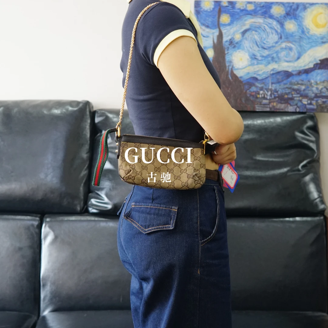 95新 GUCCI/古驰 老花单肩包/FY05231005/1005