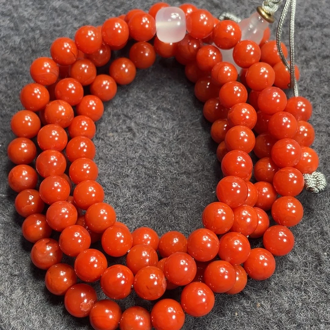 南红玛瑙手串未镶嵌