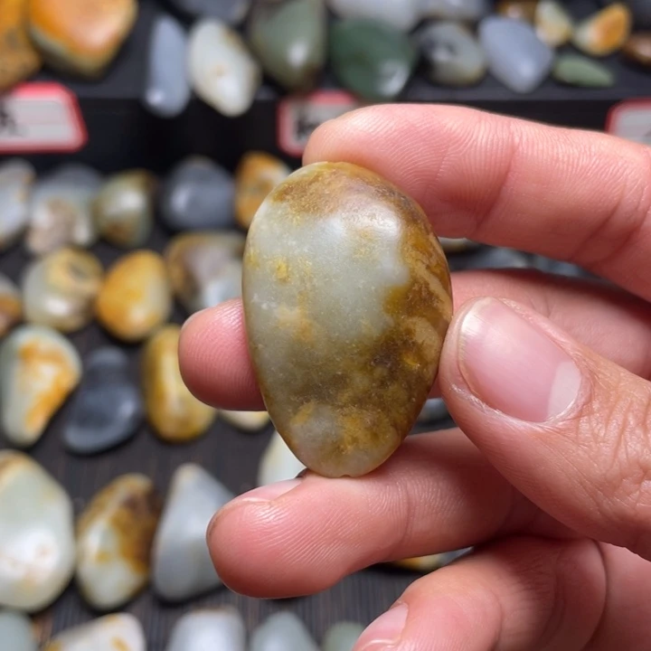 和田玉未镶嵌挂件62