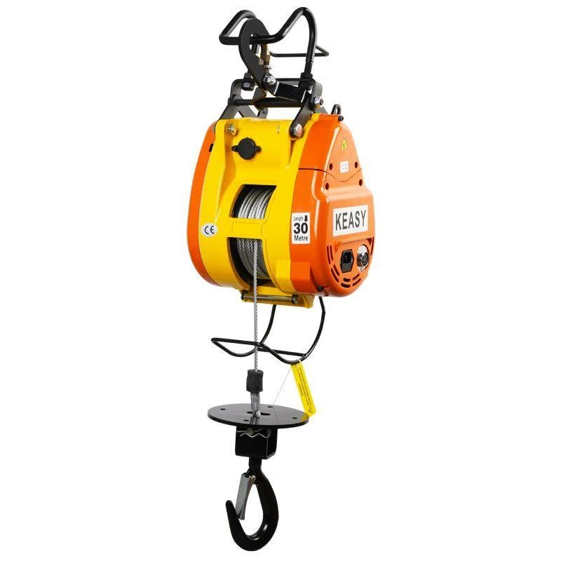 双孔小金刚电动葫芦220V家用小型吊机悬挂式提升机空调吊机卷扬机