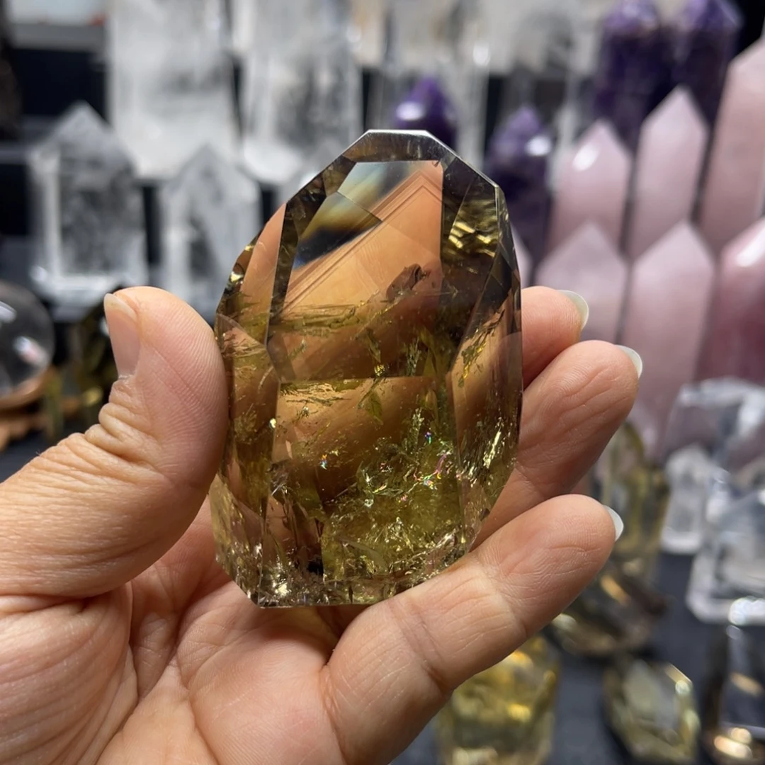 水晶摆件未镶嵌天然