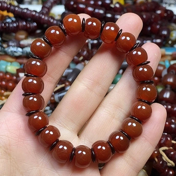 合金颈饰玛瑙/玉髓钓*哥