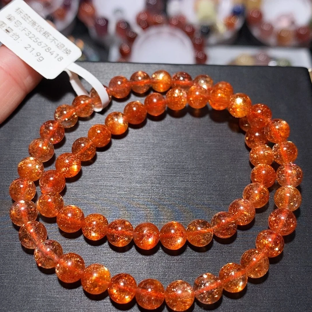 未镶嵌长石手链F金太阳多圈