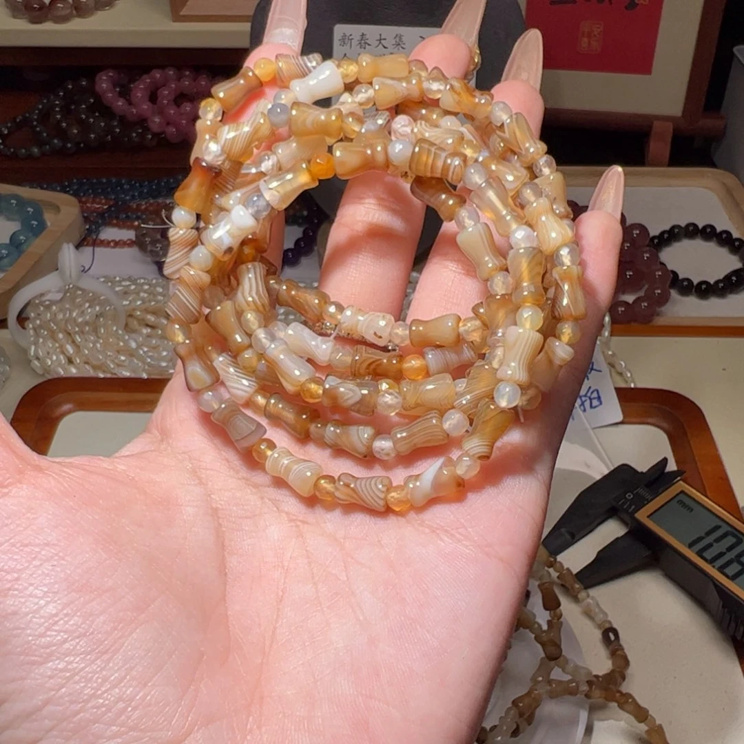 水晶手链合金玛瑙花瓶福利D058