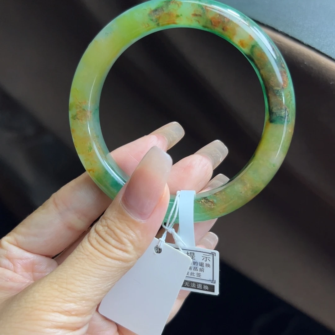 医***者石英质玉手镯未镶嵌非洲翠57