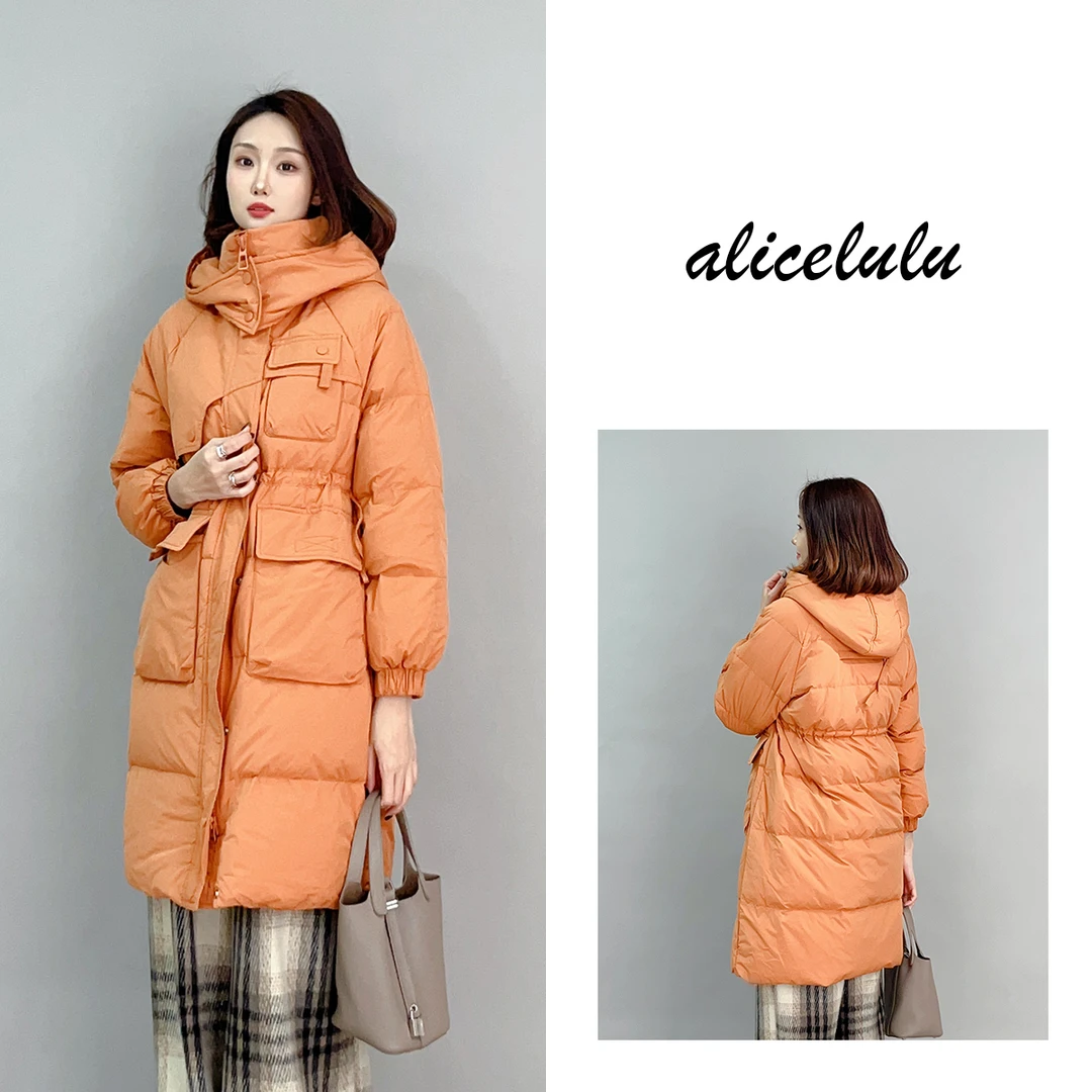 3 ALICE 装满温暖羽绒服 口袋设计 轻暖鸭绒 S2141889Tr