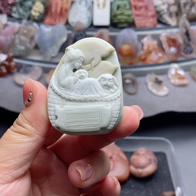 【闪购商品】未镶嵌吊坠定制石英质玉