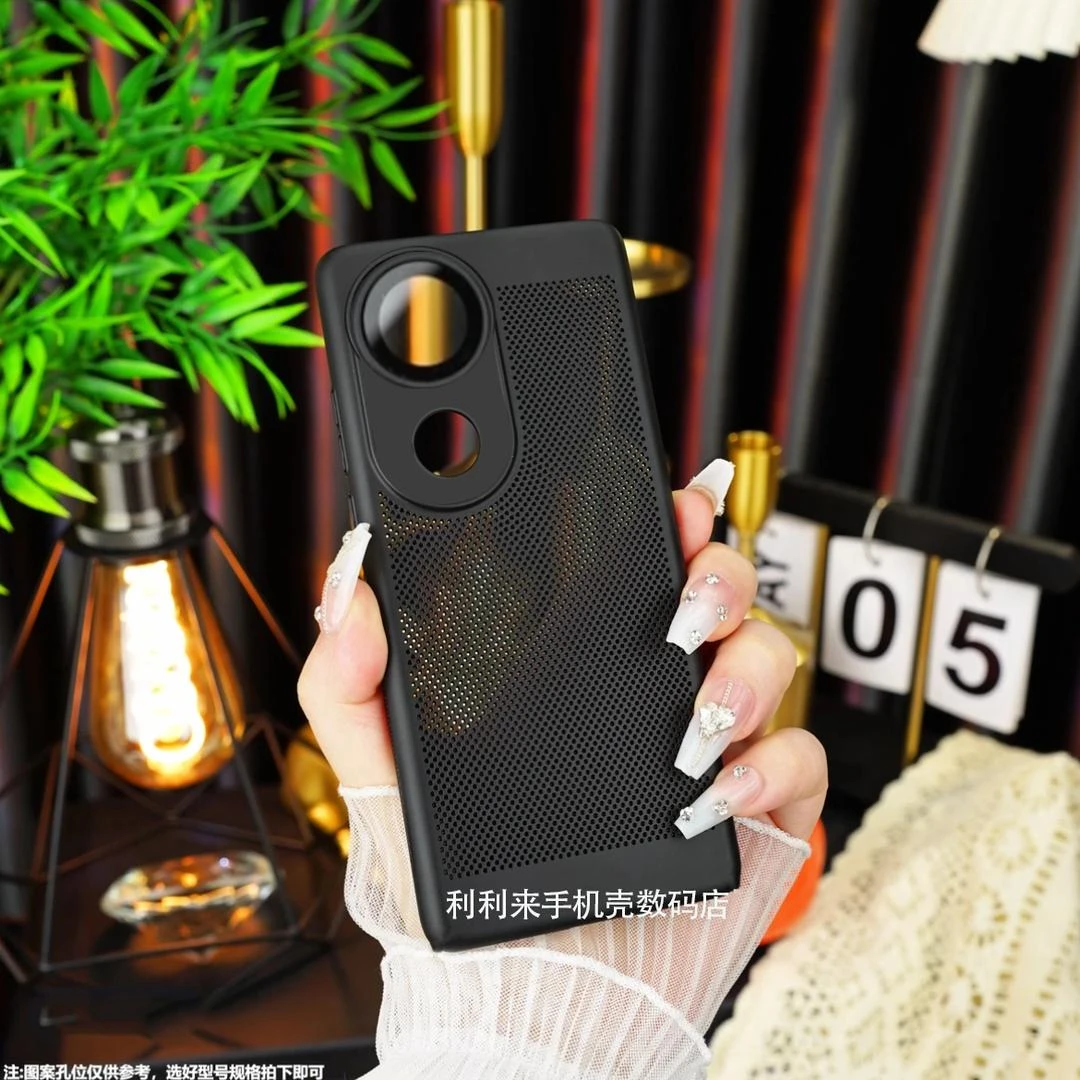 适用VIVO S20手机壳蜂窝网格自带镜头膜散热透气防摔S20Pro