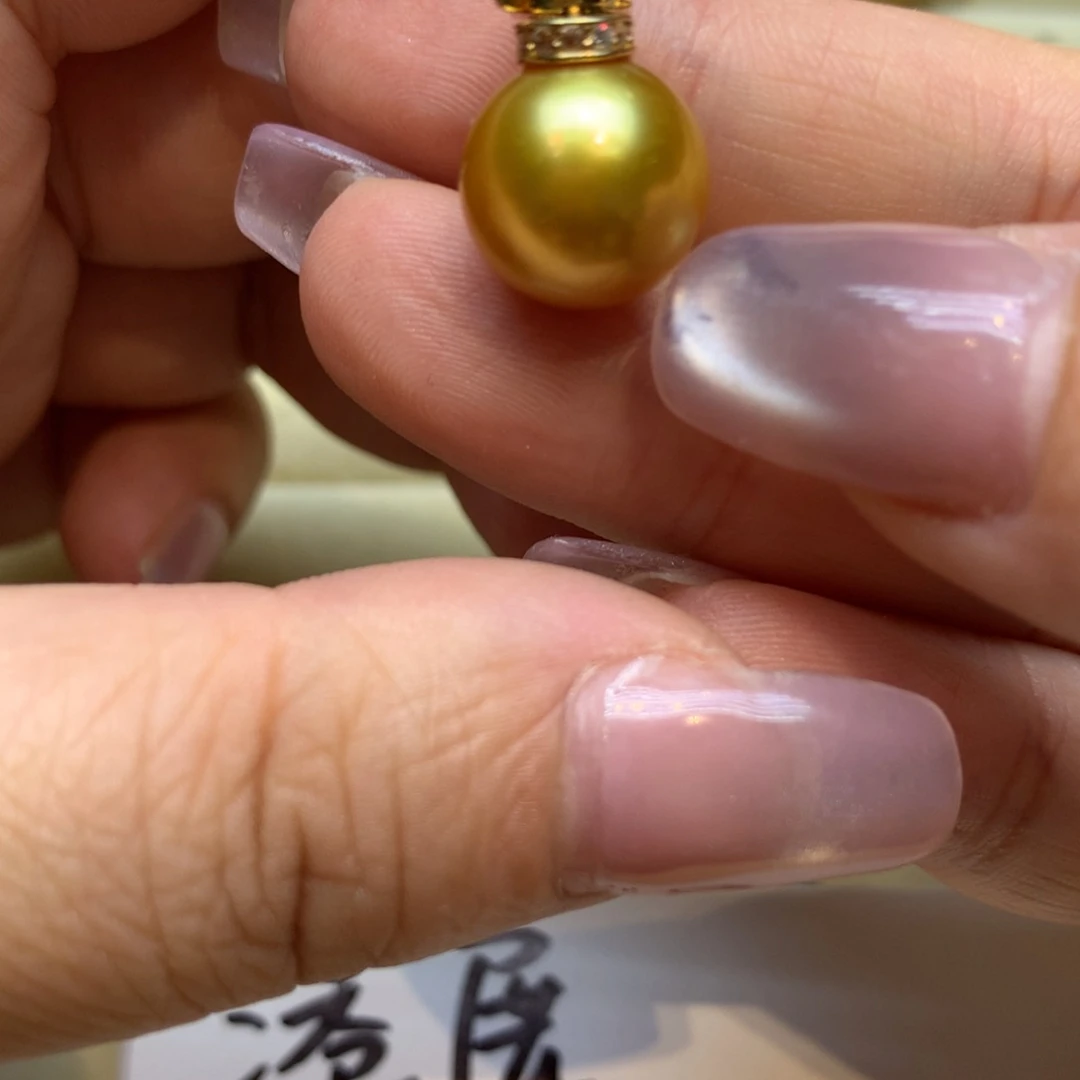 颈饰银S925镶嵌海水珍珠