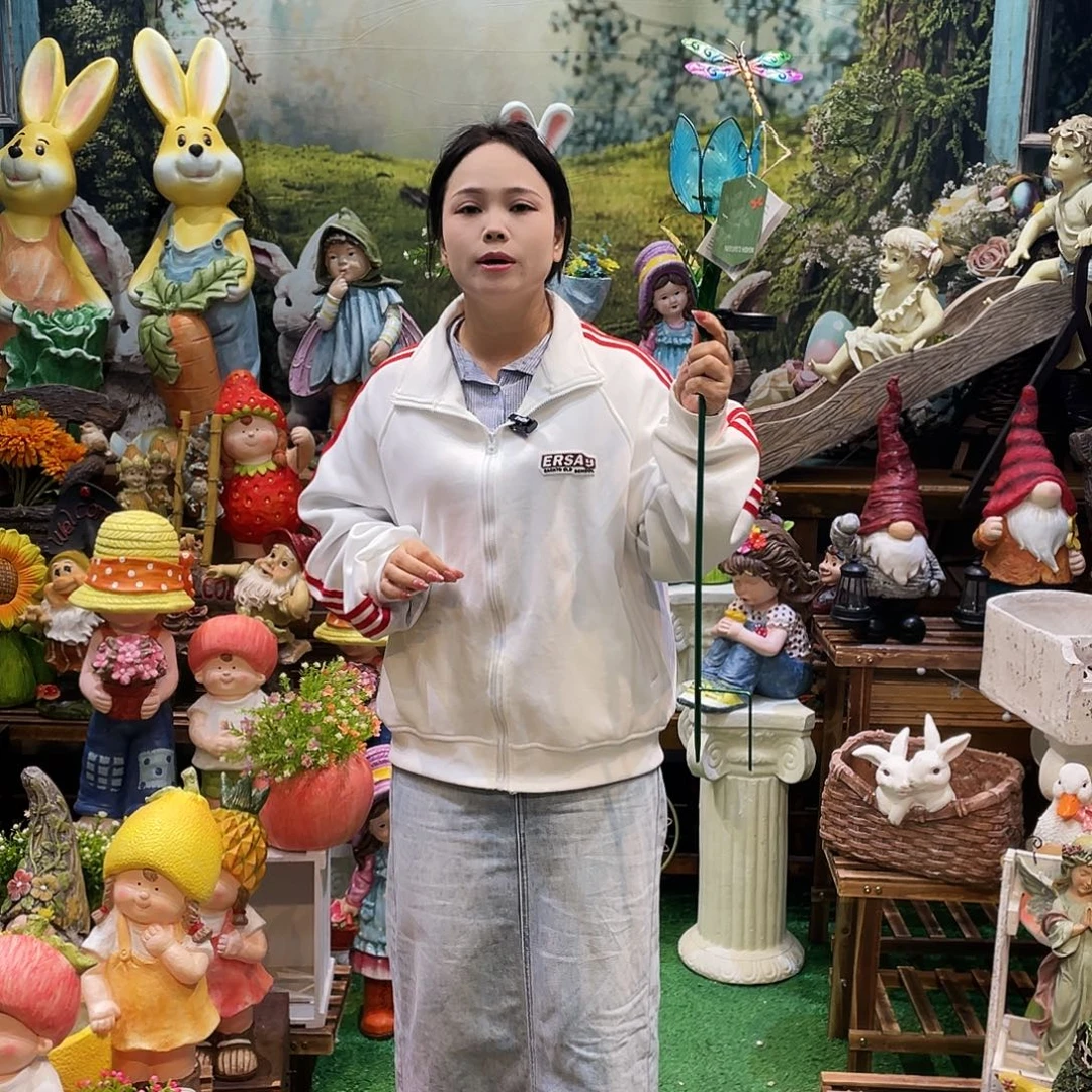 摆件花园摆件红红火火