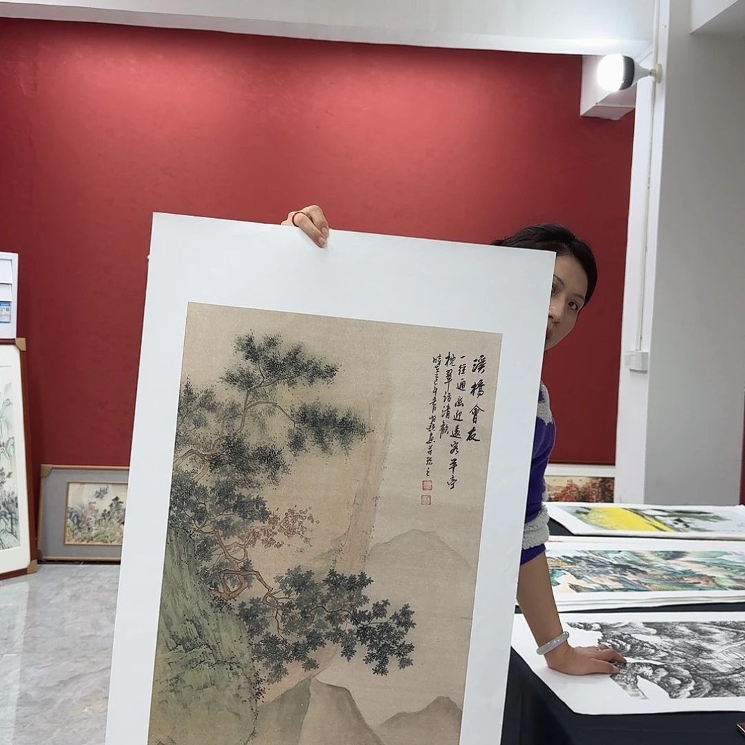 国画国画作品欣赏三尺