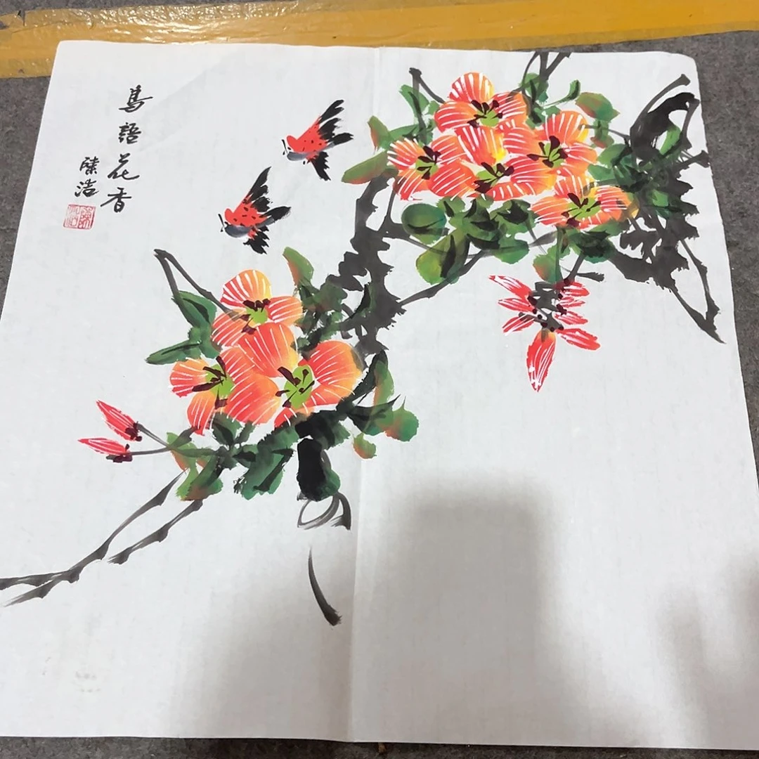 国画纯手工绘画作品欣赏作品