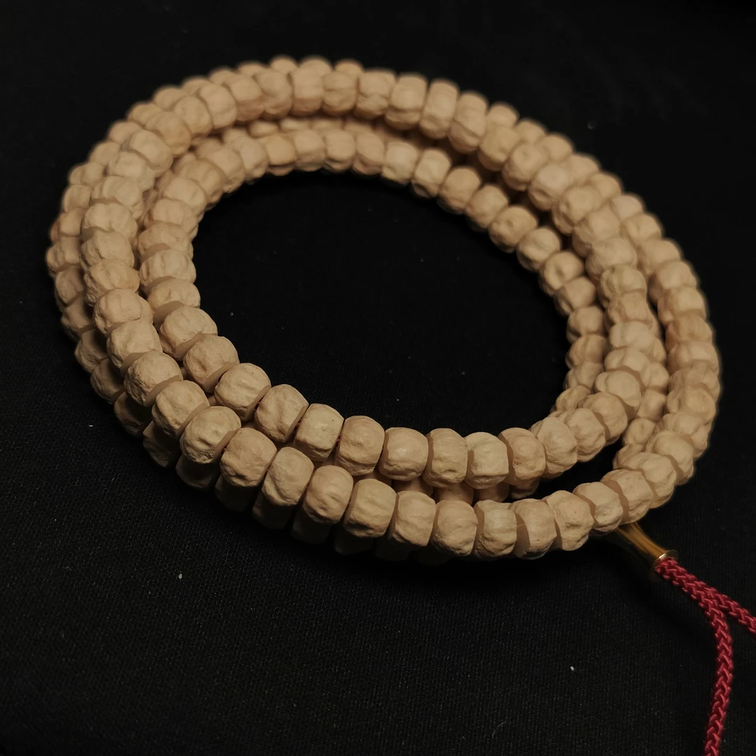 柏香籽高油高密精工顺纹直切“玄灵”6.5+mm108长串