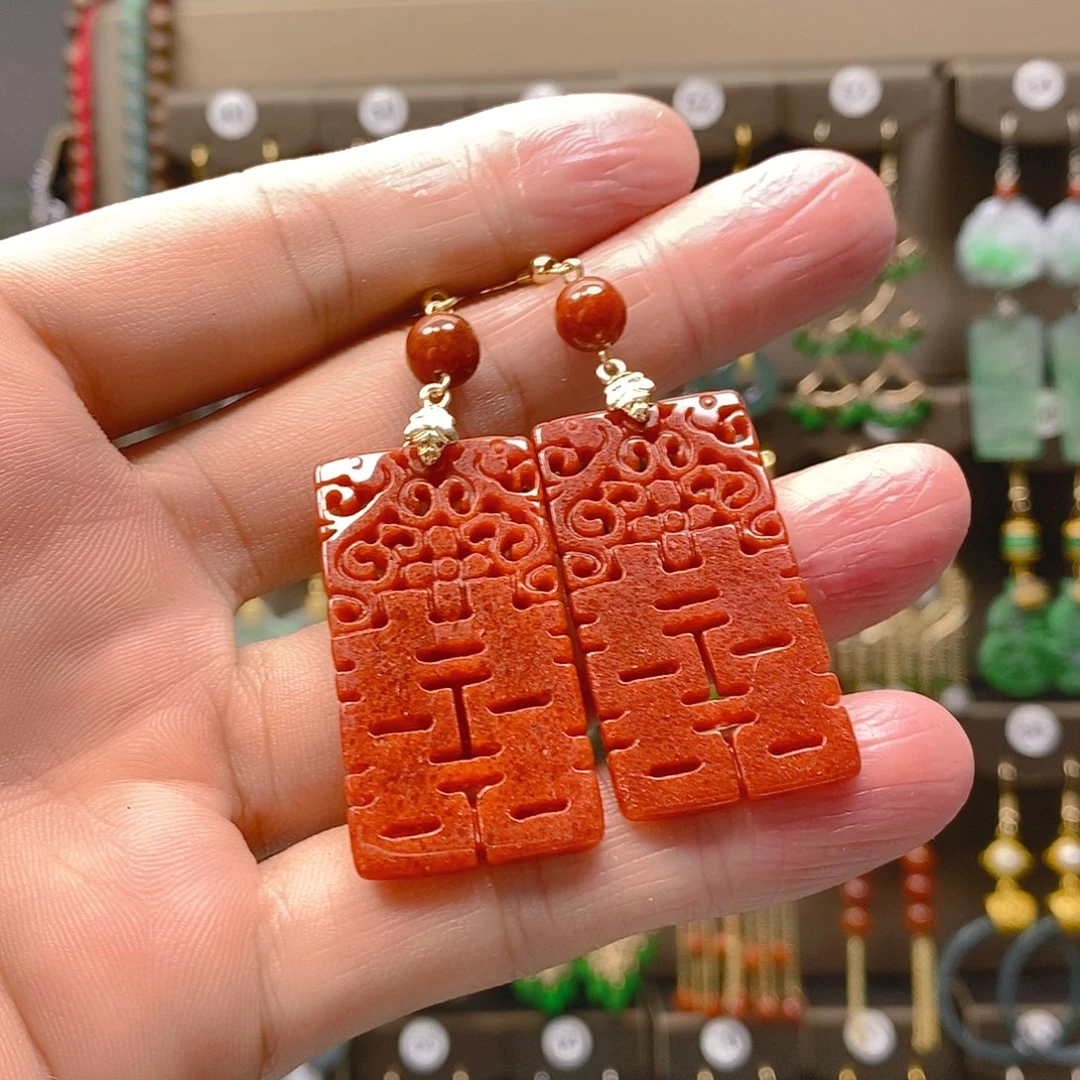 未镶嵌翡翠耳饰翡翠
