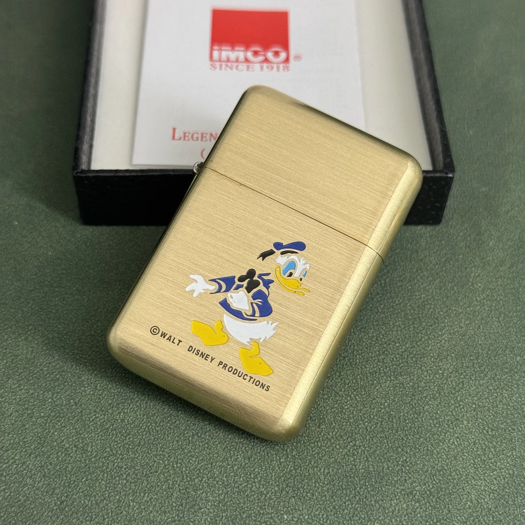 爱酷IMCO 3600黄铜唐老鸭 打火机
