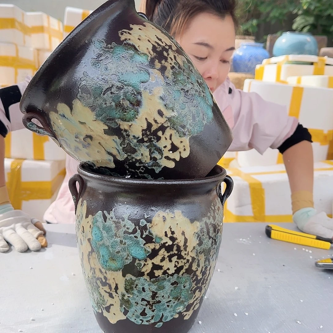 紫砂花盆王嫂花盆1031-550高21口18