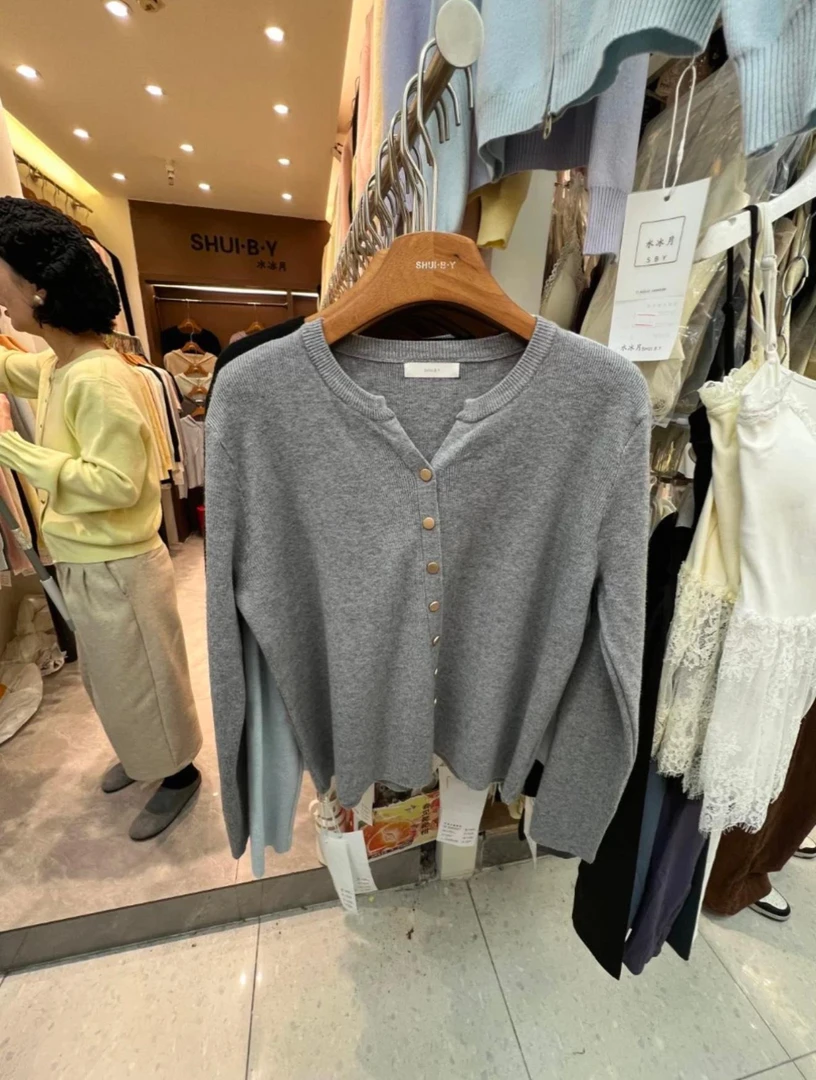 好穿的脱不下来毛衣开衫外套上衣16102