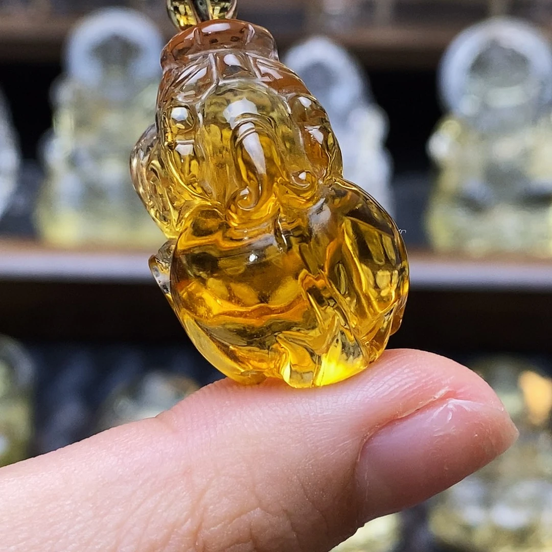 水晶未镶嵌吊坠(赠链)
